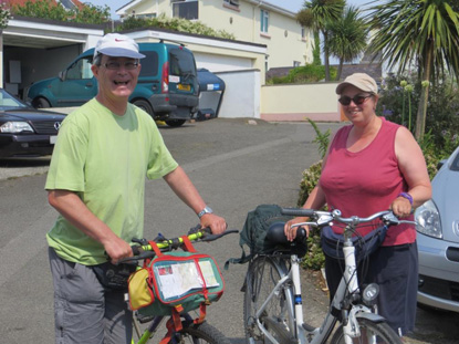 Cycling at Benmore Guesthouse Jersey